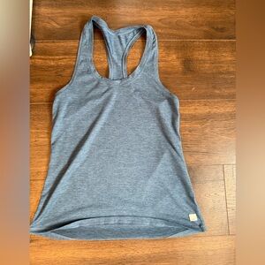 Women's Blue Tank Top - Vuori Women's Lux Racerback